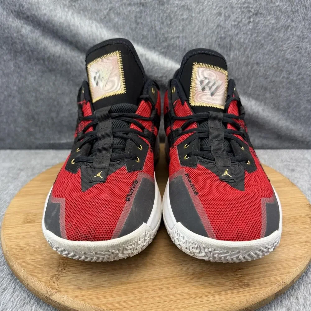 Jordan Westbrook One Take II Shoes Mens Size 11 Red Plaid Basketball CW2457-607
